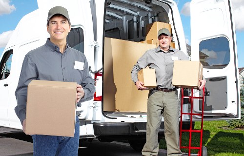 Boxes and home items stored safely in a Tooting storage facility